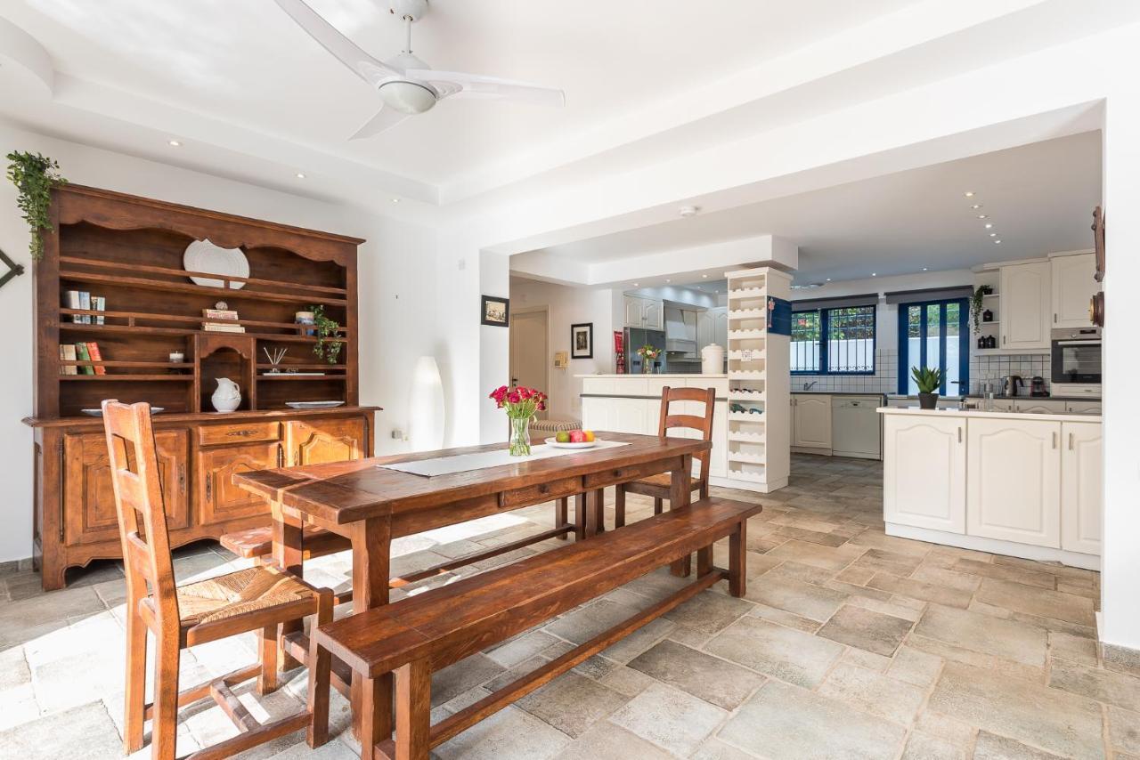 Summer Villa Pasiphae Private Pool - Bbq -Beach 2Min スーニオ エクステリア 写真