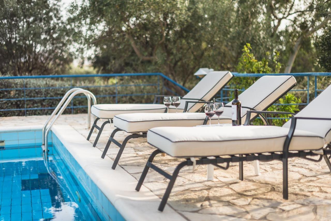 Summer Villa Pasiphae Private Pool - Bbq -Beach 2Min スーニオ エクステリア 写真