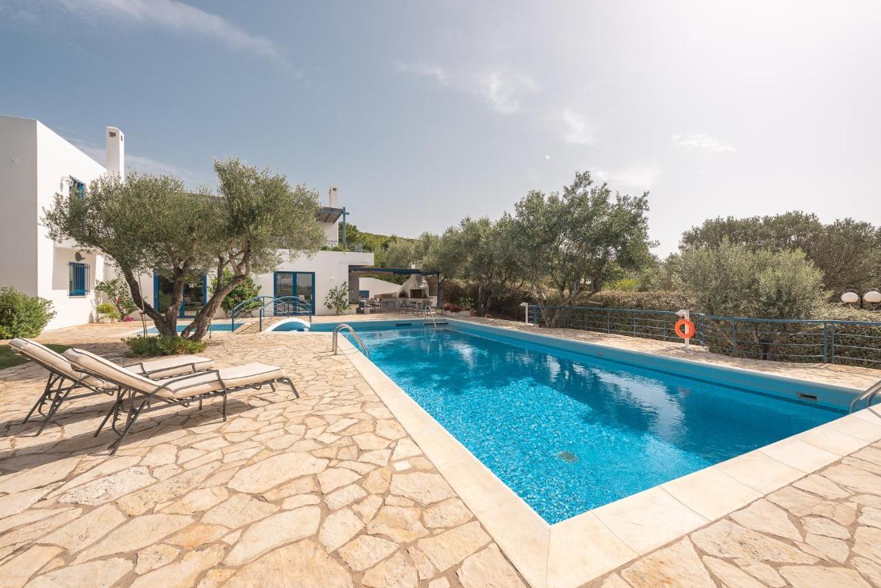 Summer Villa Pasiphae Private Pool - Bbq -Beach 2Min スーニオ エクステリア 写真