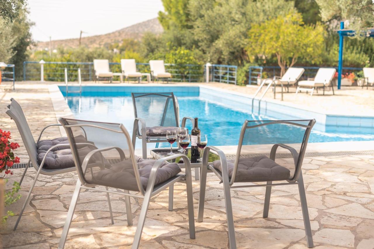 Summer Villa Pasiphae Private Pool - Bbq -Beach 2Min スーニオ エクステリア 写真